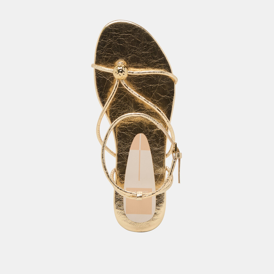 kenley sandalen gold leder