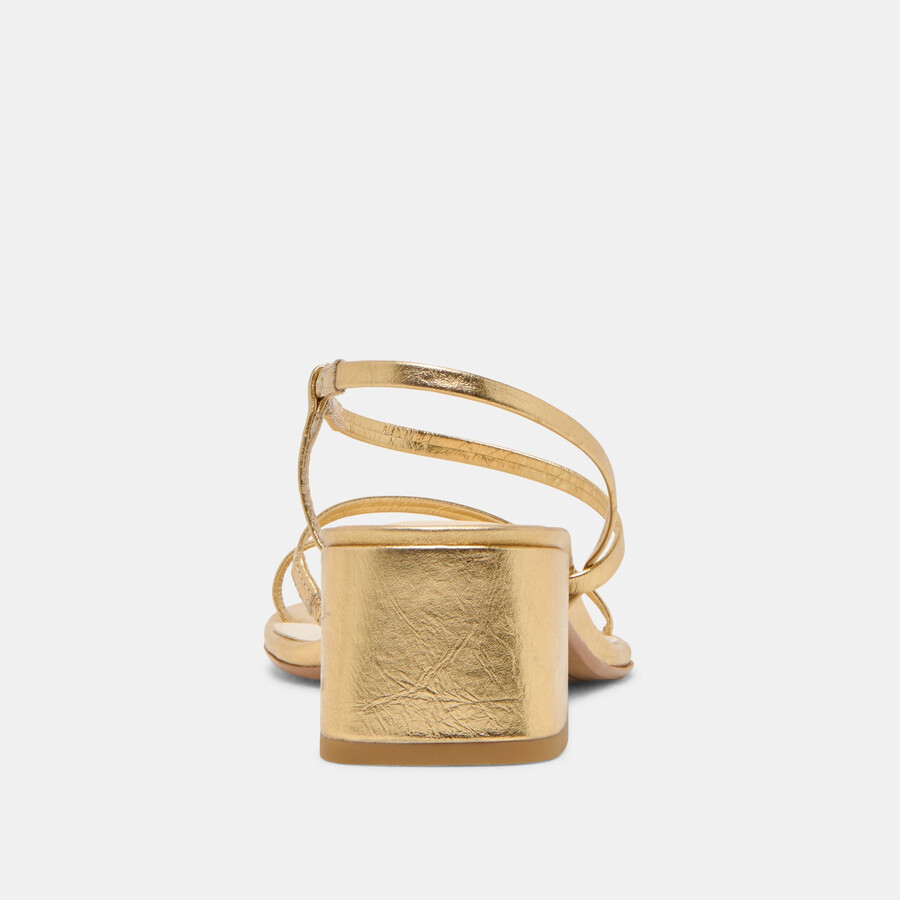 trini heels goldleder