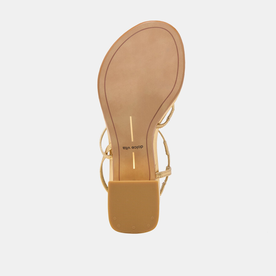 trini heels goldleder