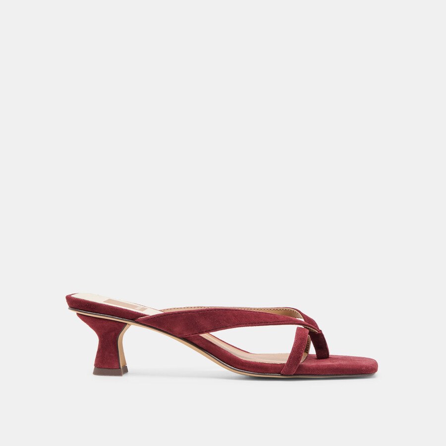 brevel heels oxblood wildleder