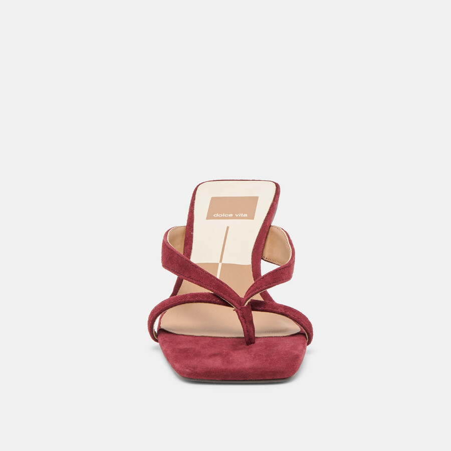 brevel heels oxblood wildleder
