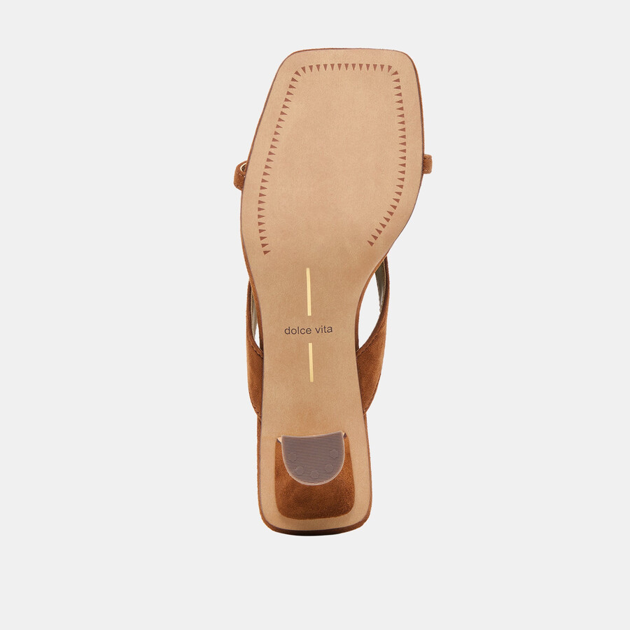 brevel heels dunkelbraunes wildleder
