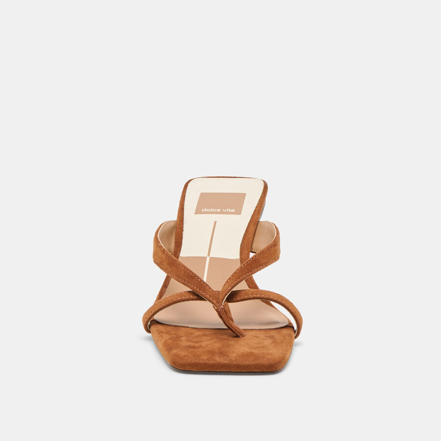 brevel heels dunkelbraunes wildleder