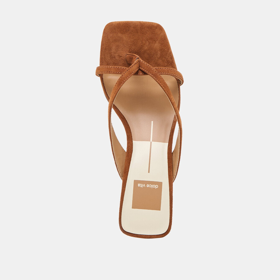 brevel heels dunkelbraunes wildleder