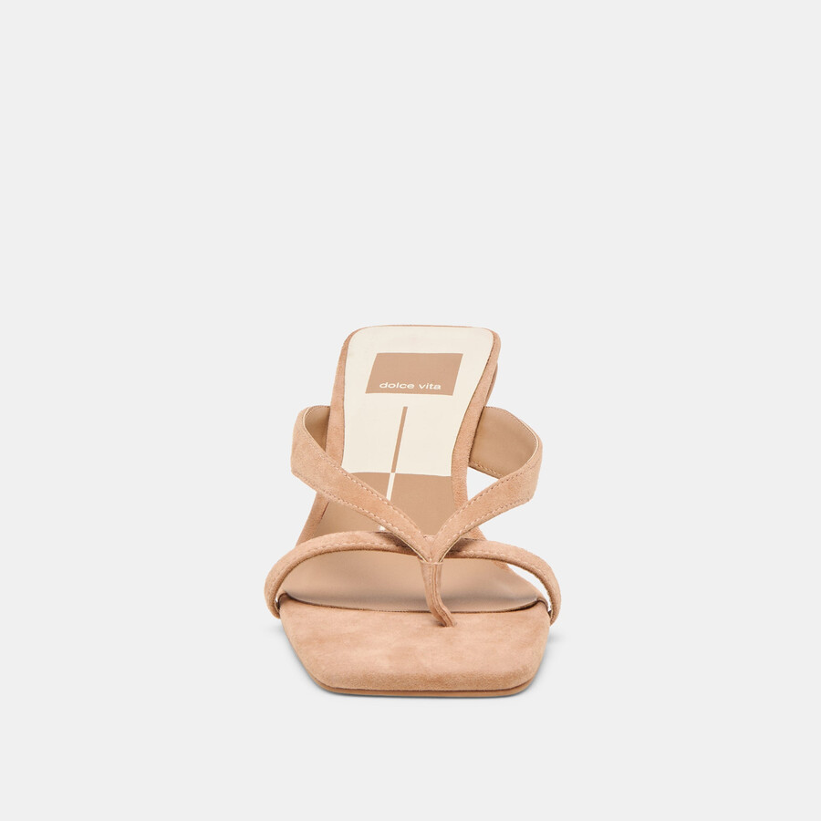 brevel heels toffee wildleder