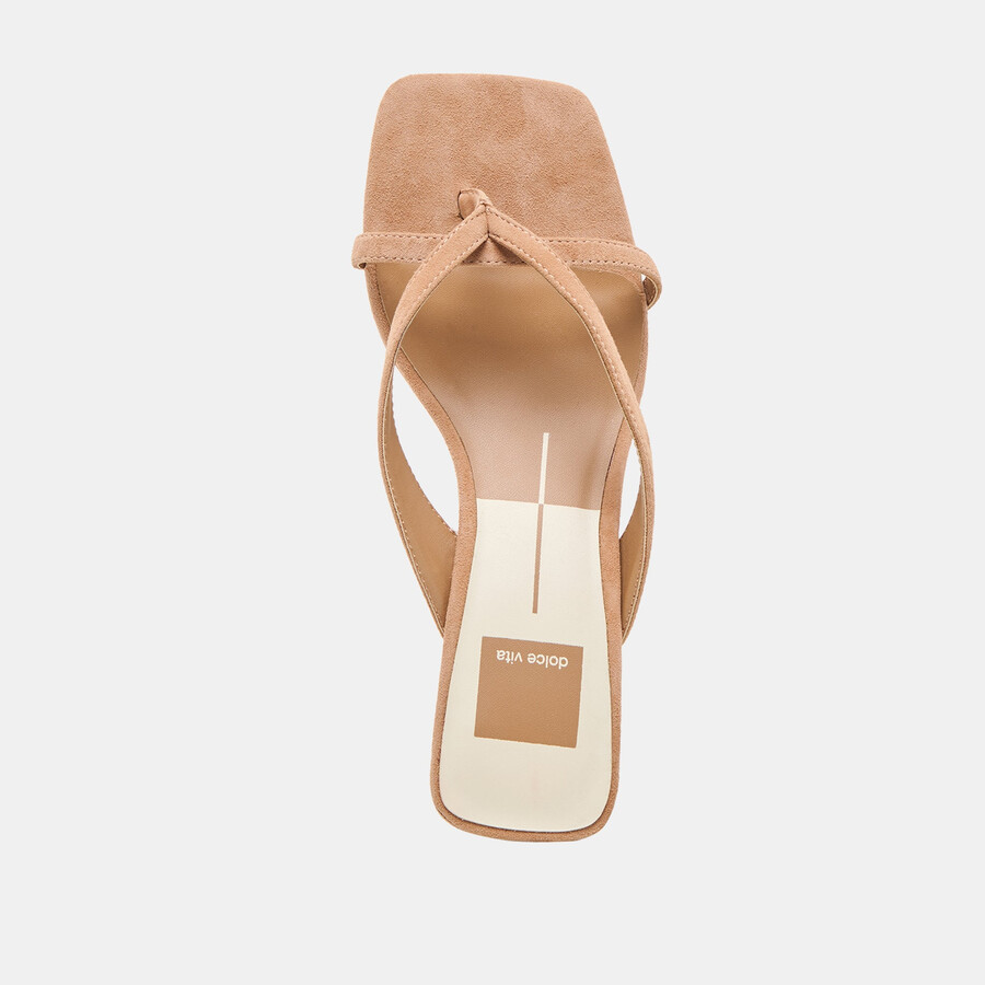 brevel heels toffee wildleder