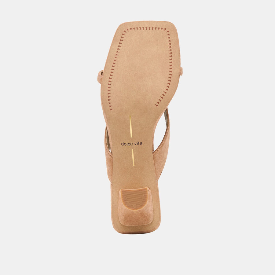 brevel heels toffee wildleder