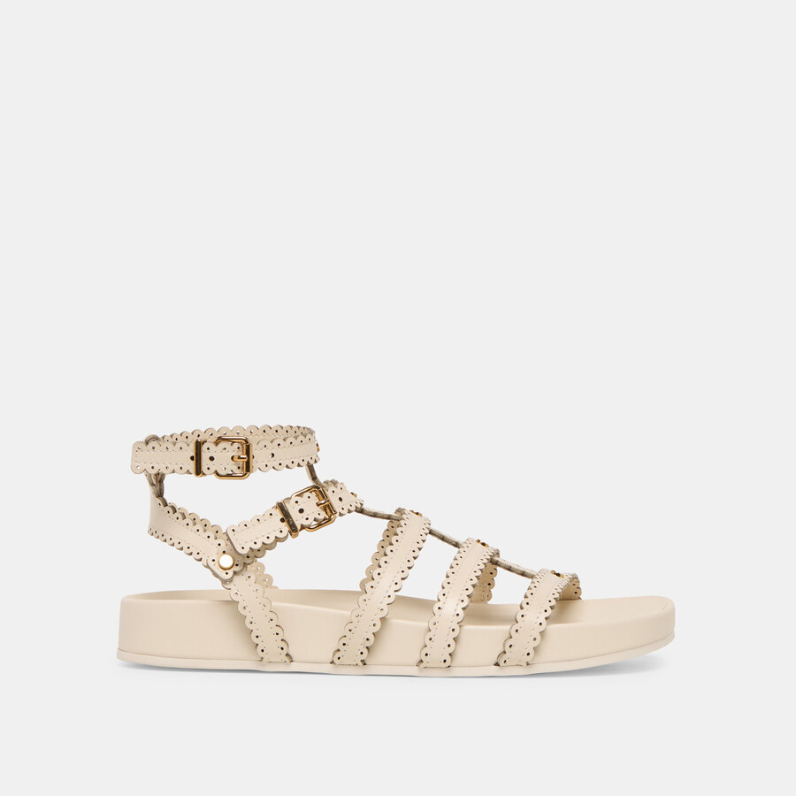 susana sandalen creme leder