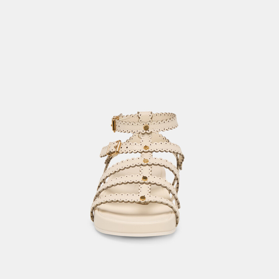 susana sandalen creme leder