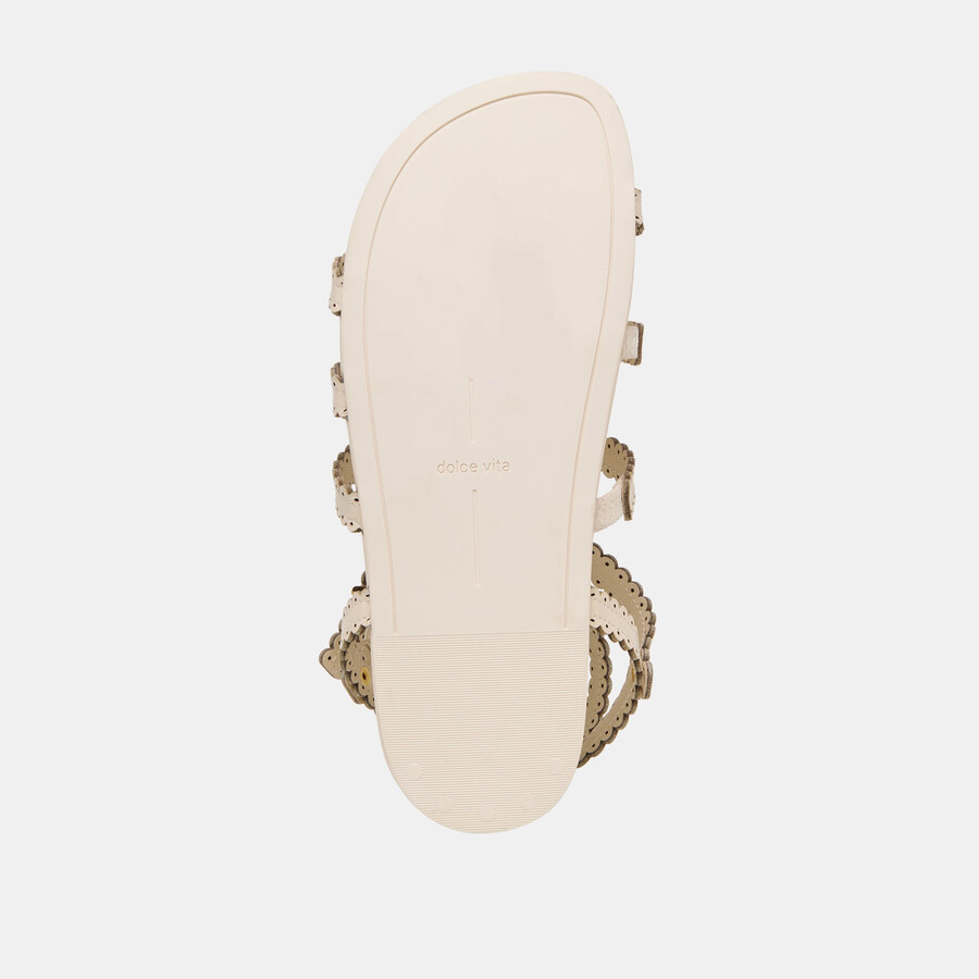 susana sandalen creme leder