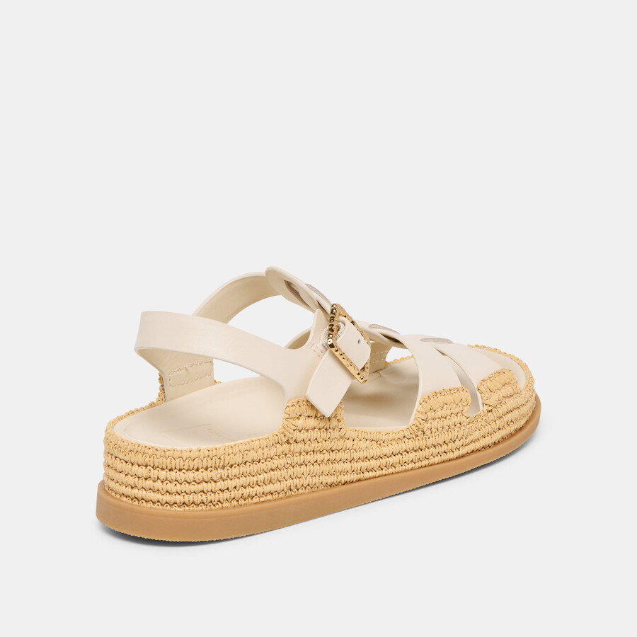 shenna sandalen aus knochenleder