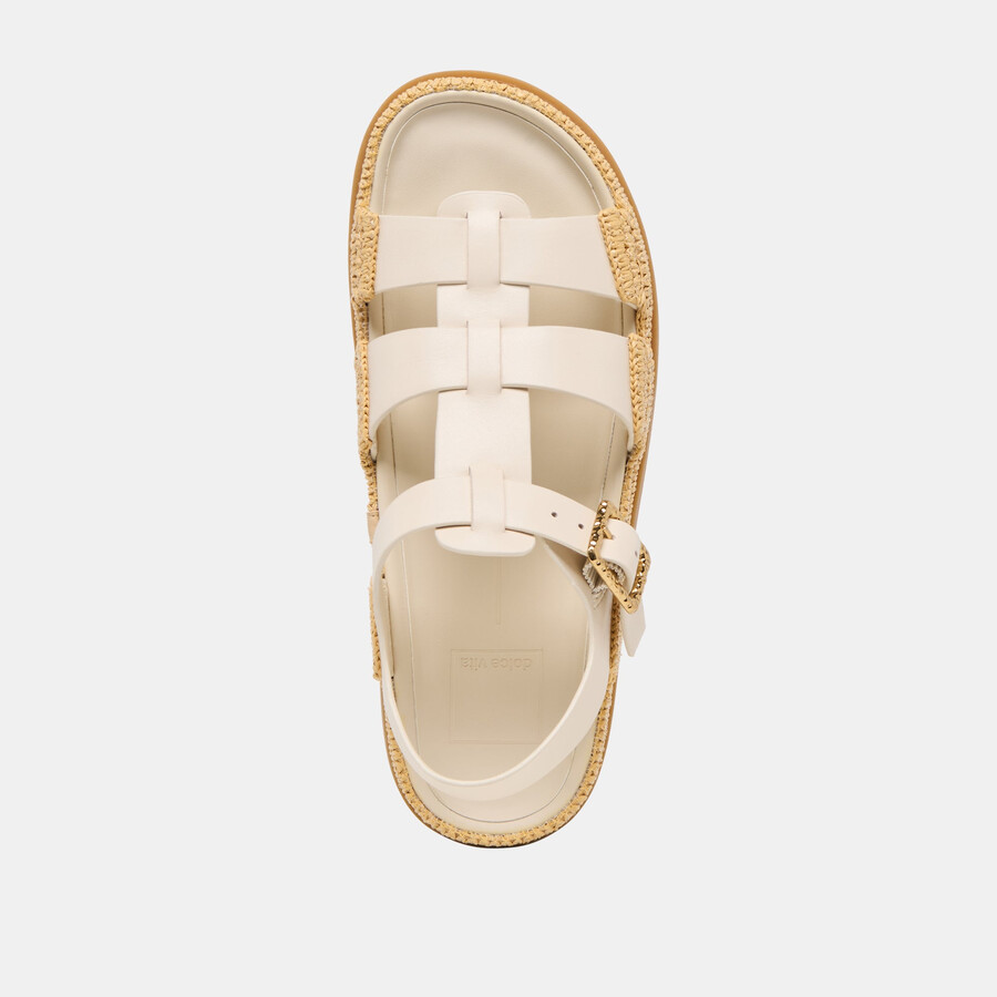 shenna sandalen aus knochenleder