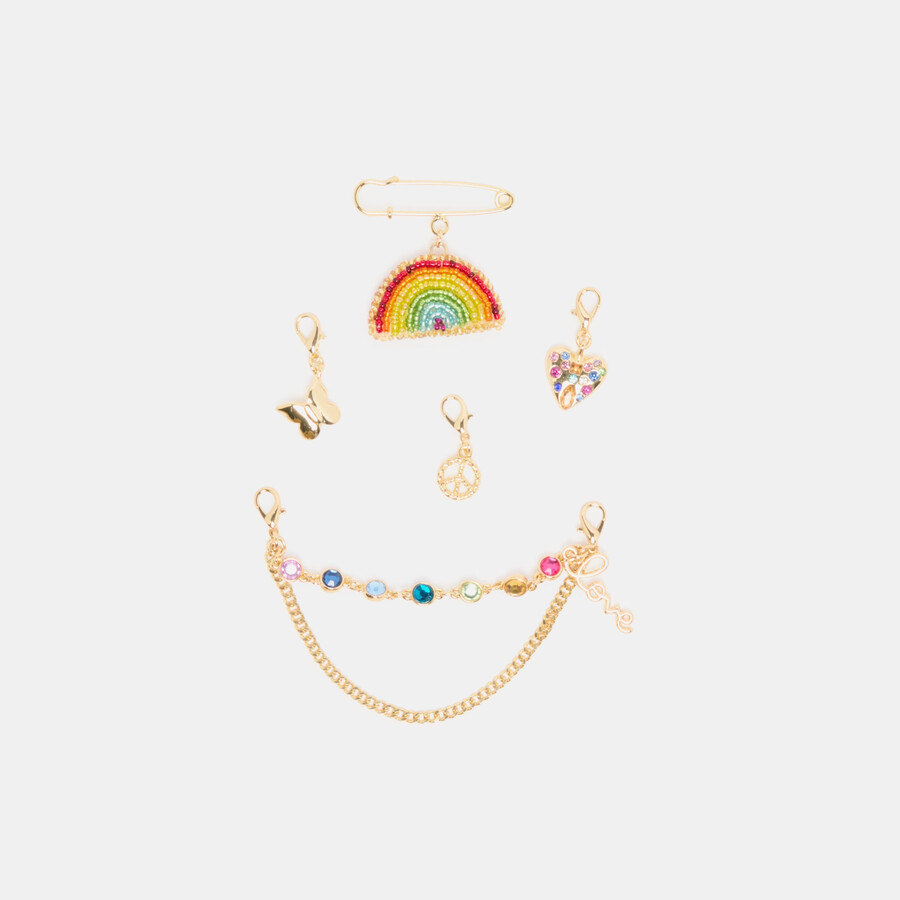 regenbogen-anhänger-set
