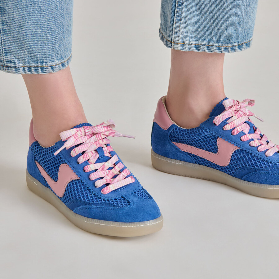 preppy-karo-spitze rosa mehrfarbig