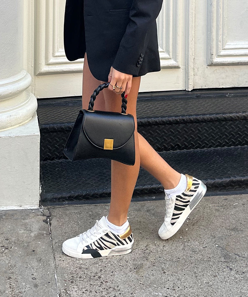 zina sneakers zebra-stoff