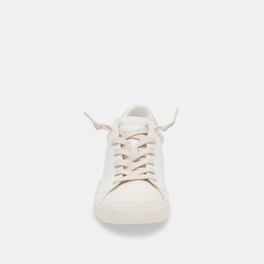 zina foam 360 sneakers weiß silber recyceltes leder