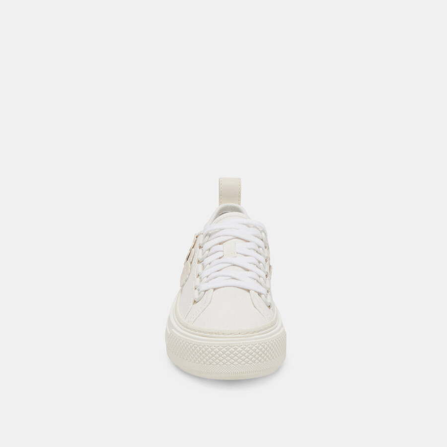 robbin sneakers weiß canvas