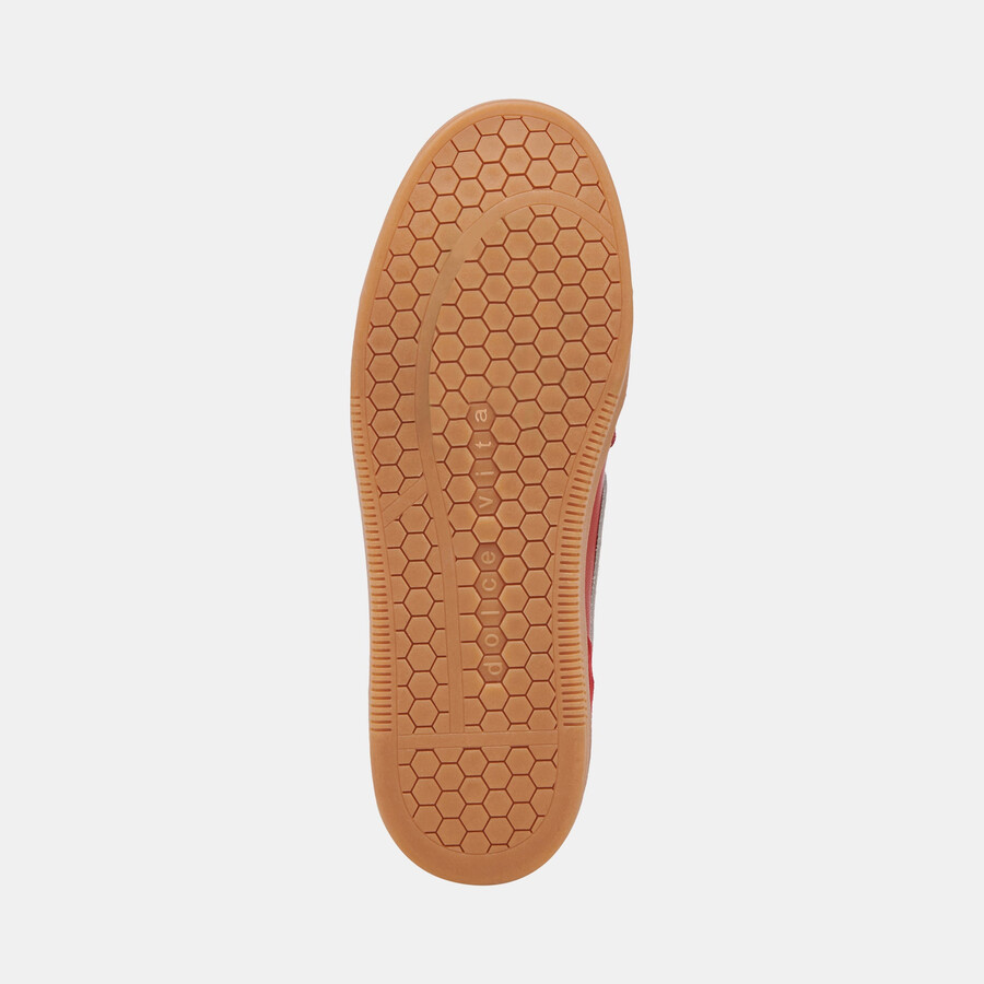 sneakers crimson suede