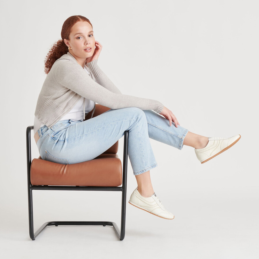 delany sneakers off-white leder