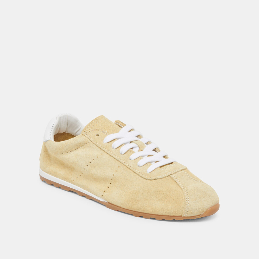 serina sneakers gelbes wildleder