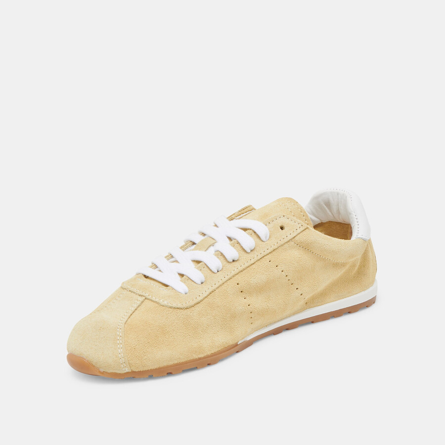 serina sneakers gelbes wildleder