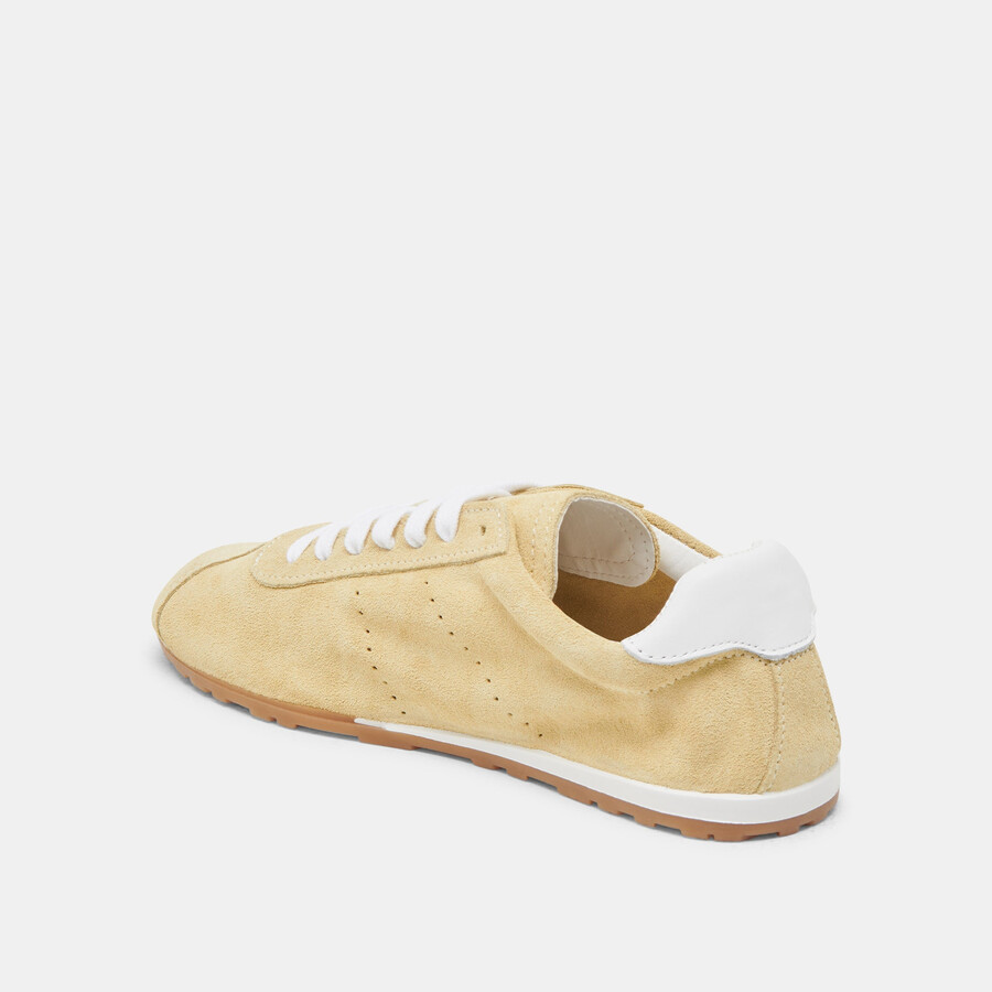 serina sneakers gelbes wildleder