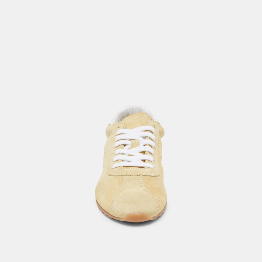 serina sneakers gelbes wildleder
