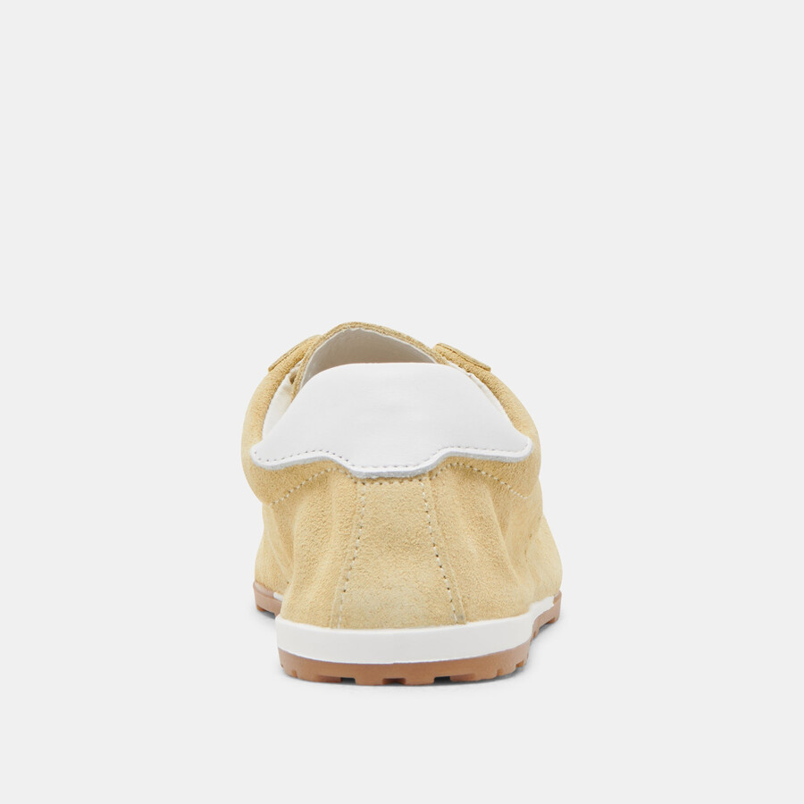 serina sneakers gelbes wildleder