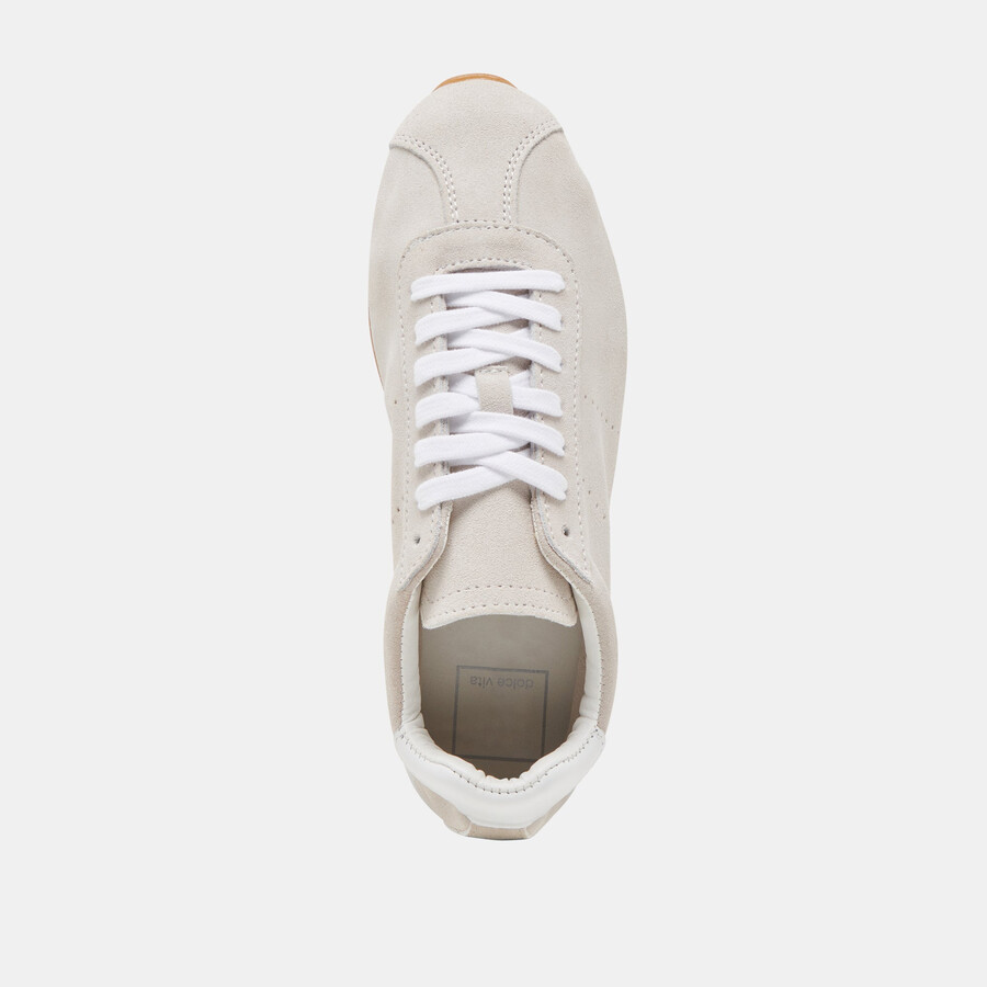 serina sneakers elfenbein wildleder