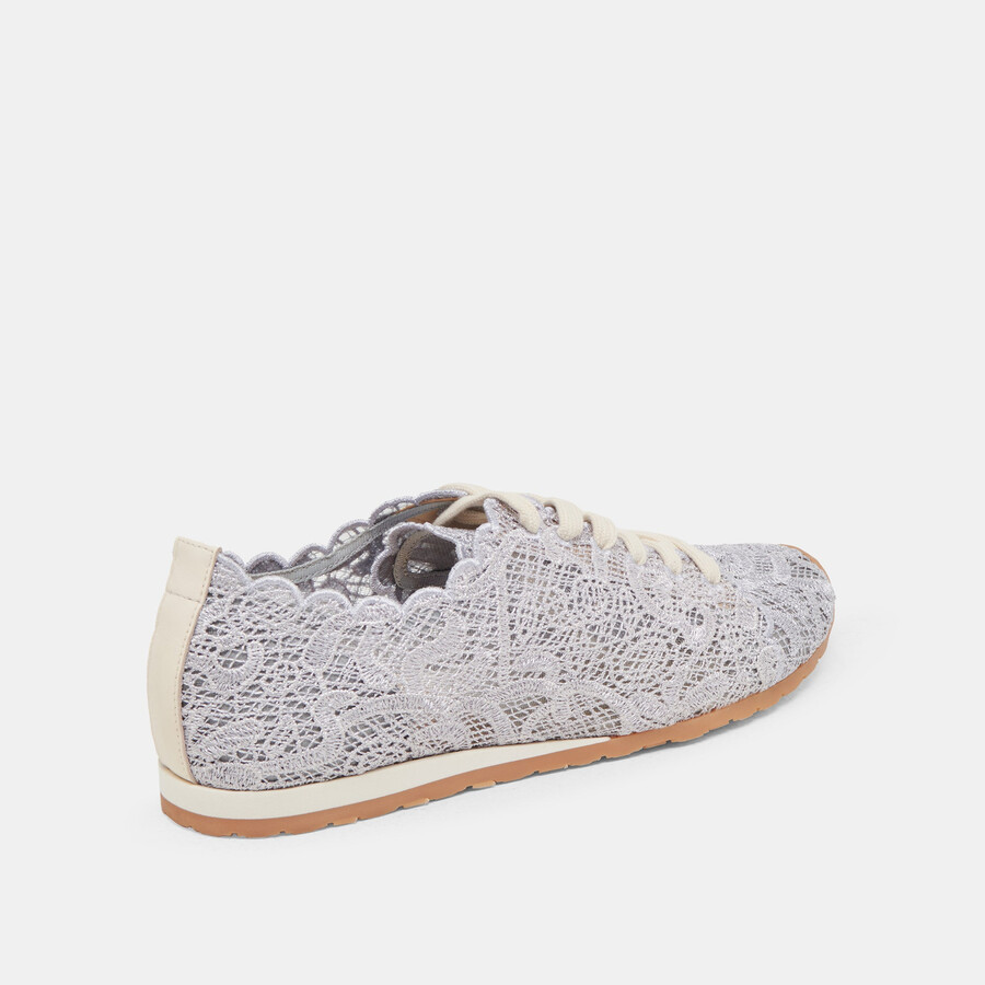 dayana sneakers dusty blue lace