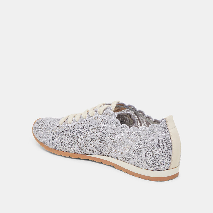 dayana sneakers dusty blue lace
