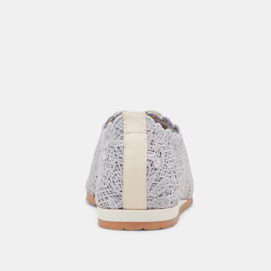dayana sneakers dusty blue lace