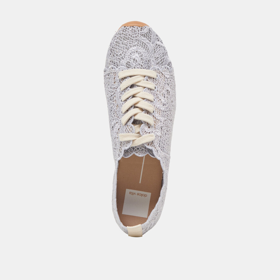 dayana sneakers dusty blue lace