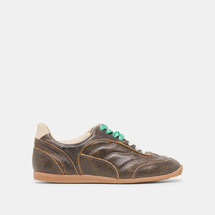 laini sneakers braunes leder im used-look