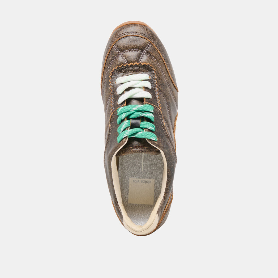 laini sneakers braunes leder im used-look