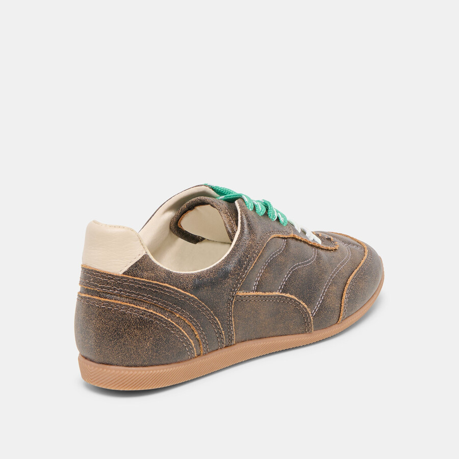 laini sneakers braunes leder im used-look