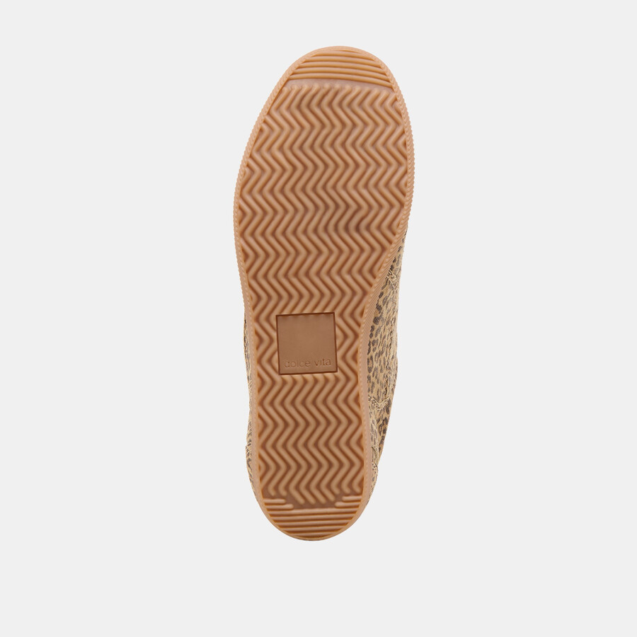 laini sneakers hellbraunes wildleder mit leopardenmuster