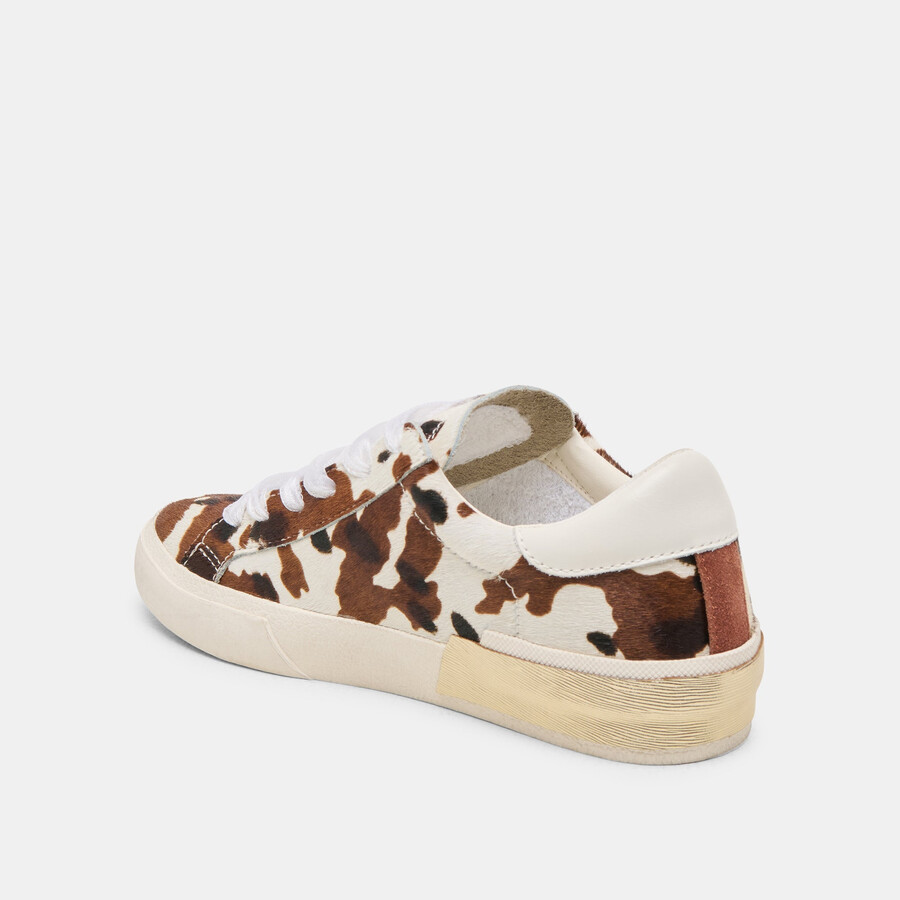 zina sneakers cocoa taurus kalbsfell