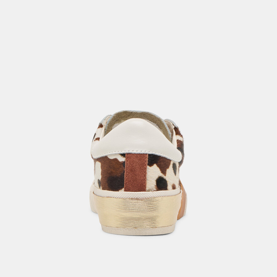 zina sneakers cocoa taurus kalbsfell