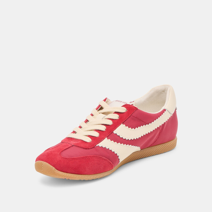 limit sneakers crimson nylon