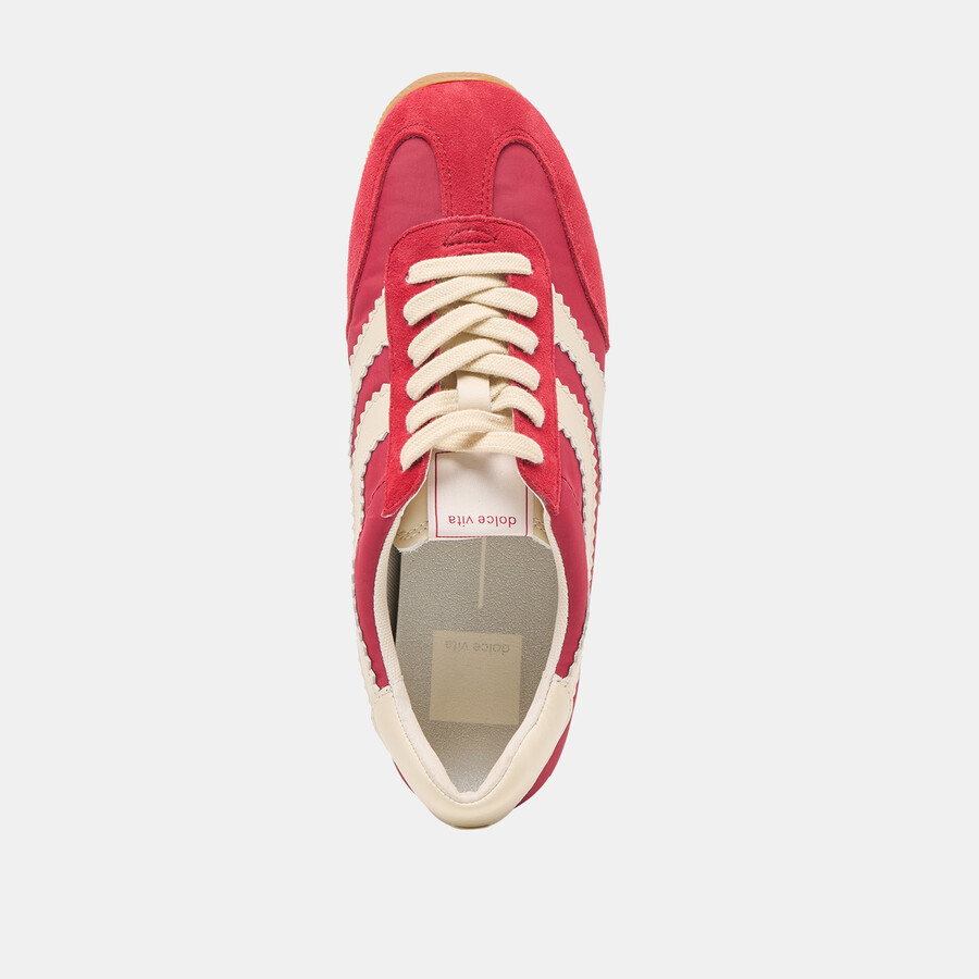 limit sneakers crimson nylon