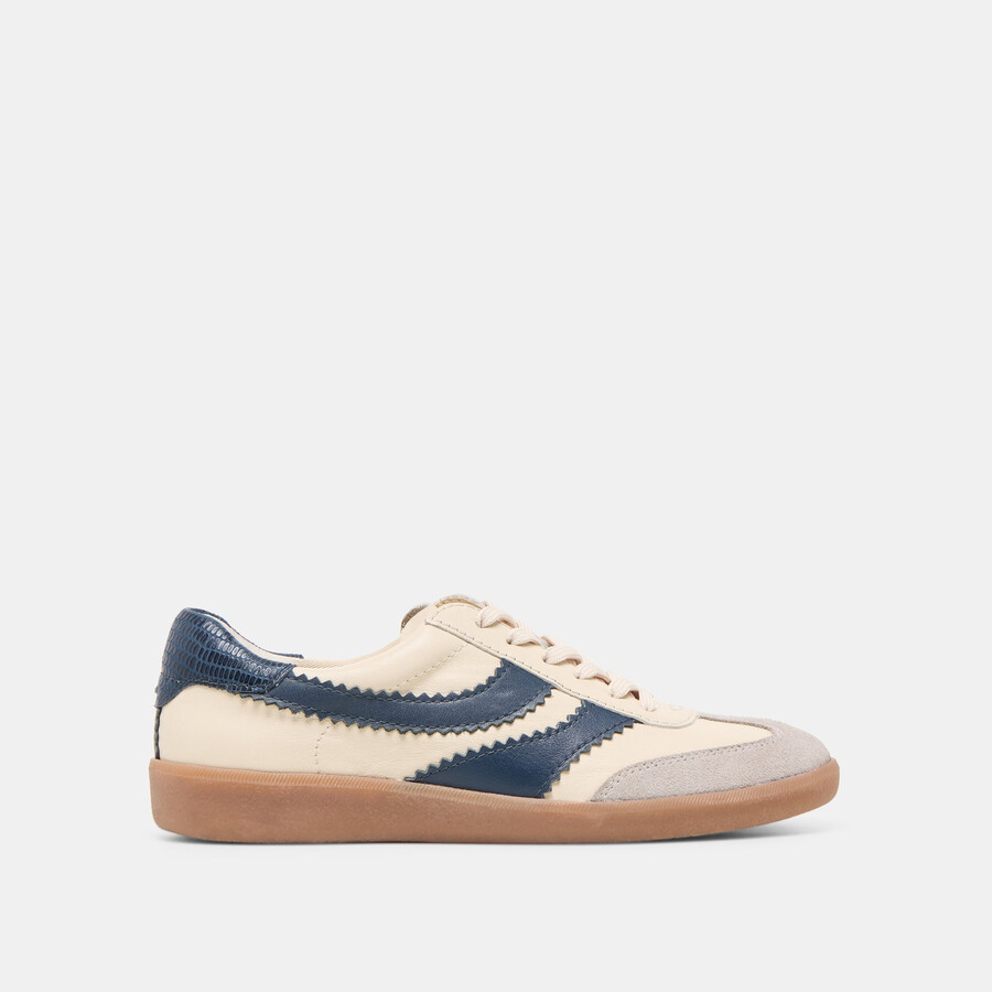 merit sneakers weiß marineblau leder