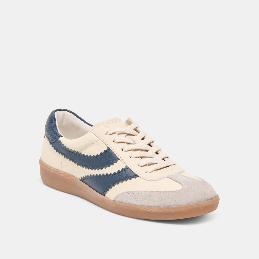 merit sneakers weiß marineblau leder
