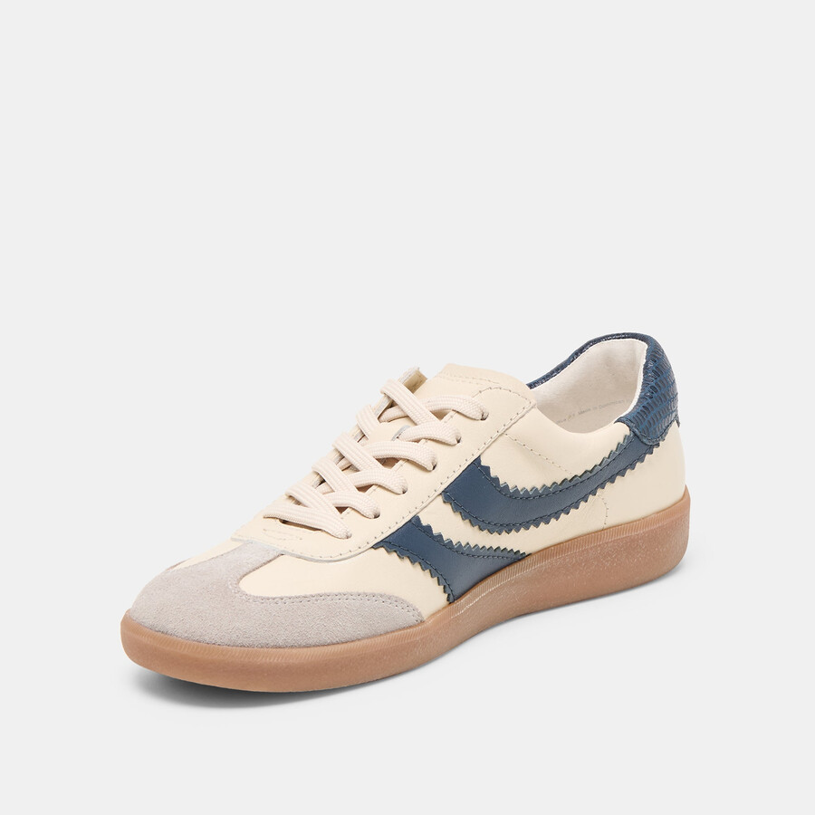 merit sneakers weiß marineblau leder