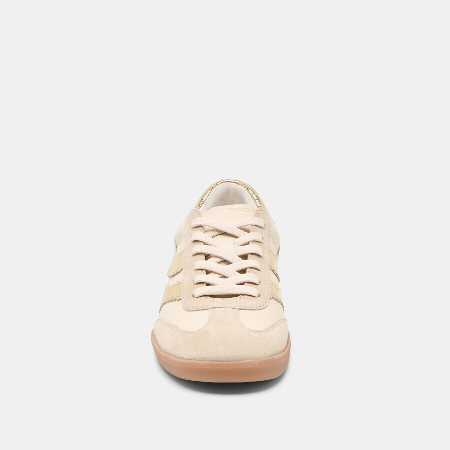merit sneakers weiß gold leder