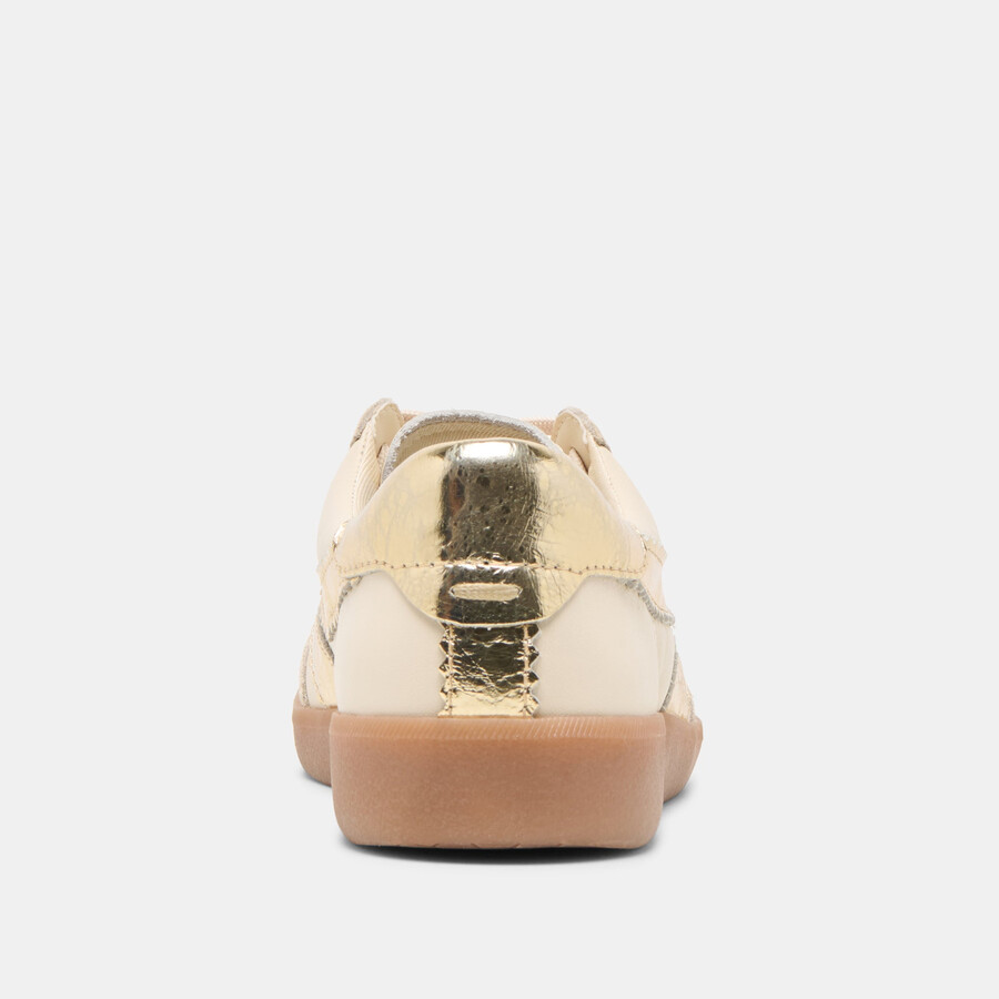 merit sneakers weiß gold leder