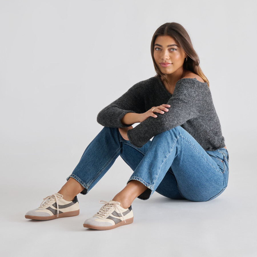 merit sneakers weiß grau leder