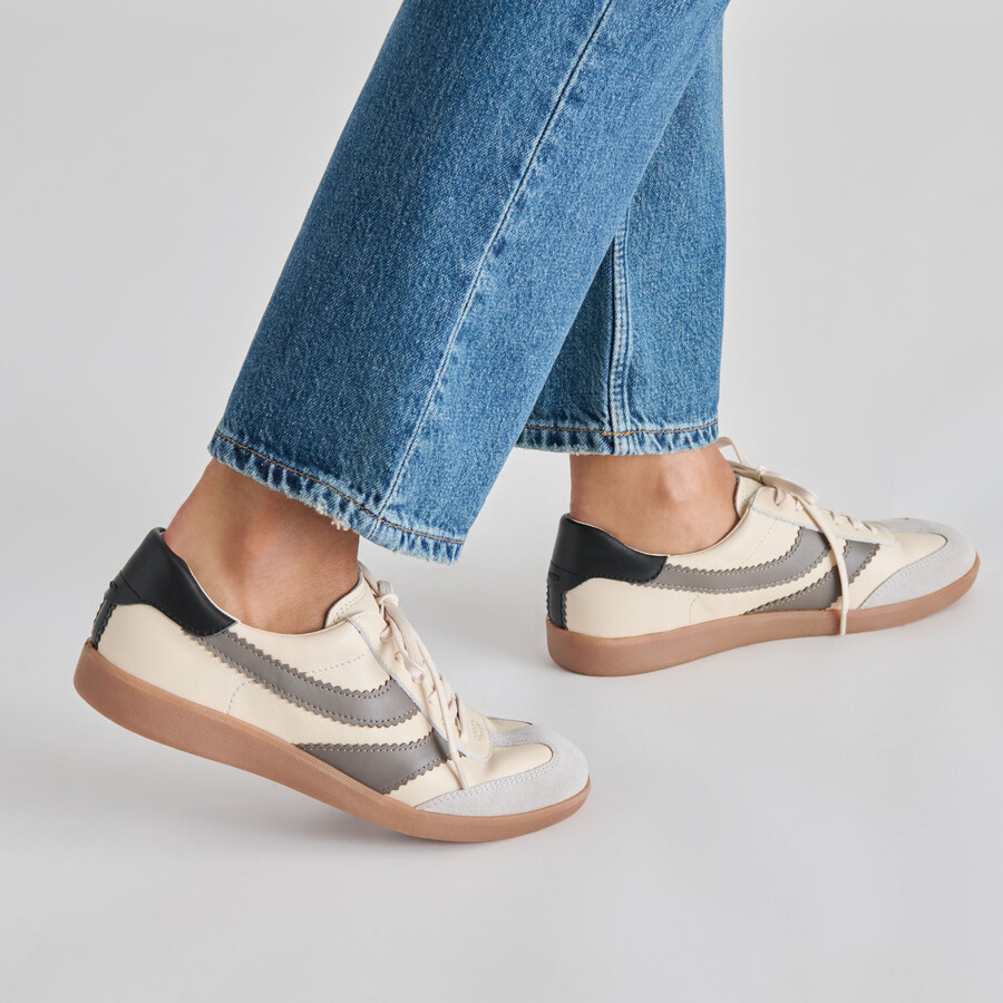 merit sneakers weiß grau leder