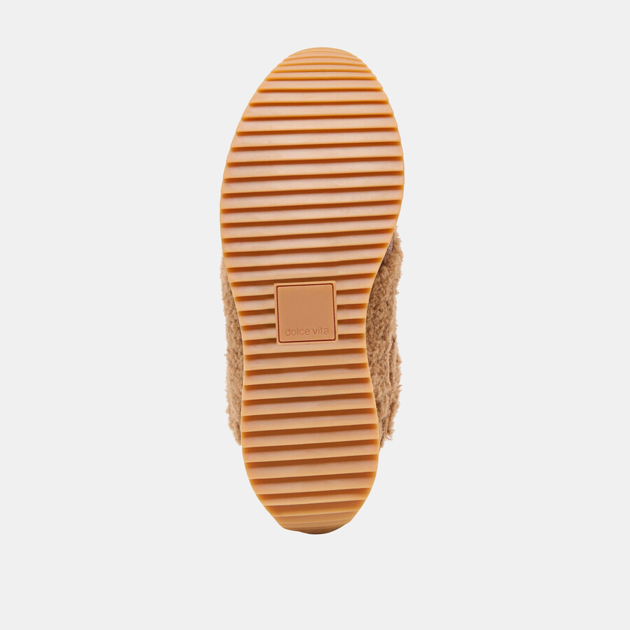 b.ntcd plüsch-sneaker braun plüsch