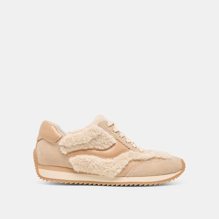 b.ntcd plüsch-sneakers naturplüsch